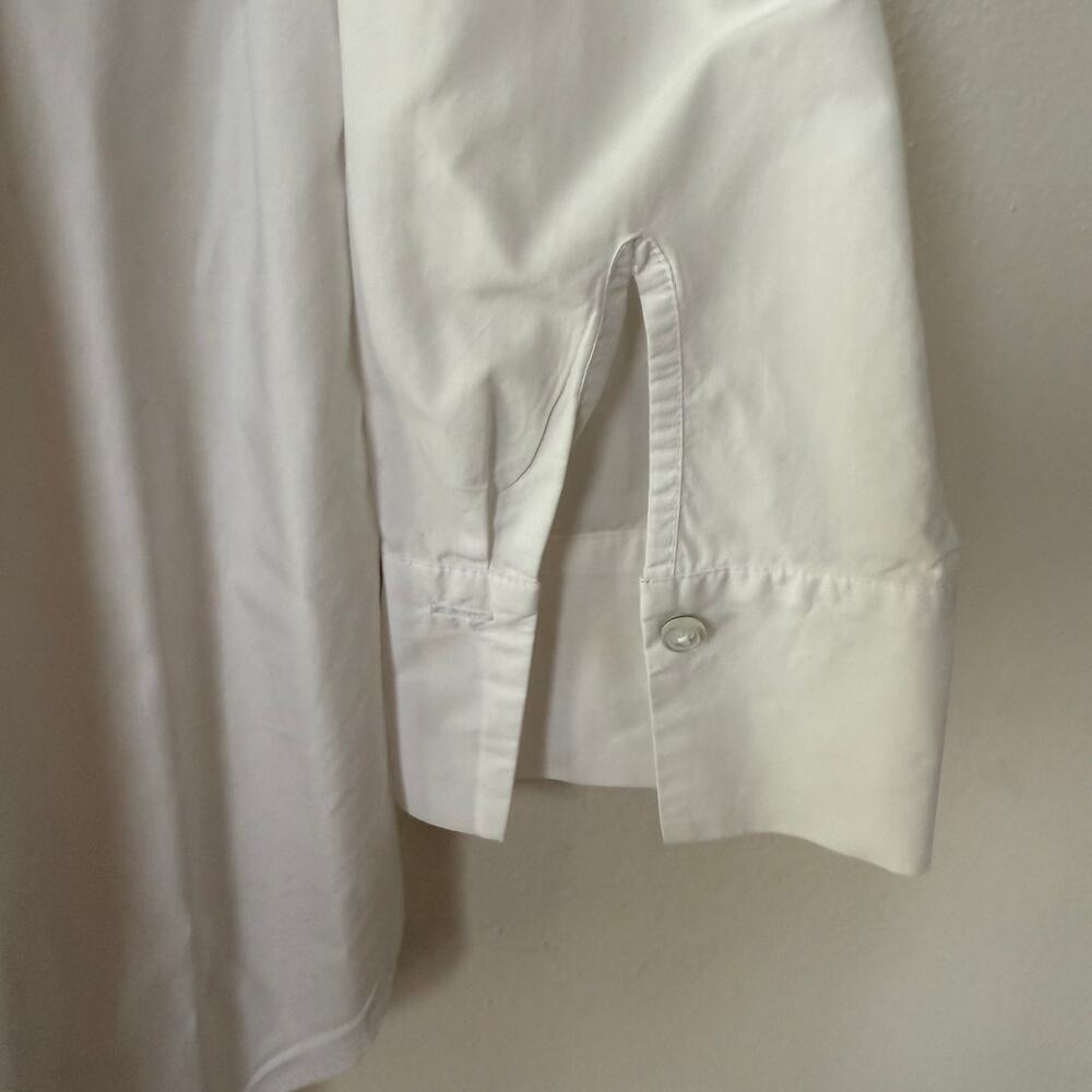 Talbots Crisp White Long Shirt size XL - Picture 5 of 11